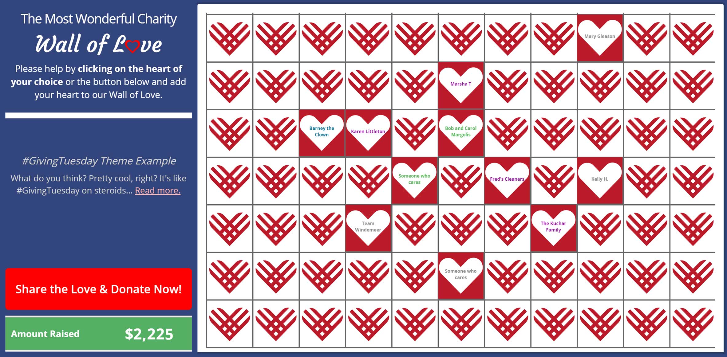 Wall of Love #GivingTuesday